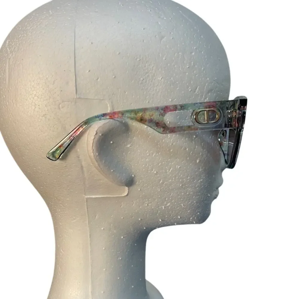 Multi‎ colored Clear Frame Fashion Sunglasses